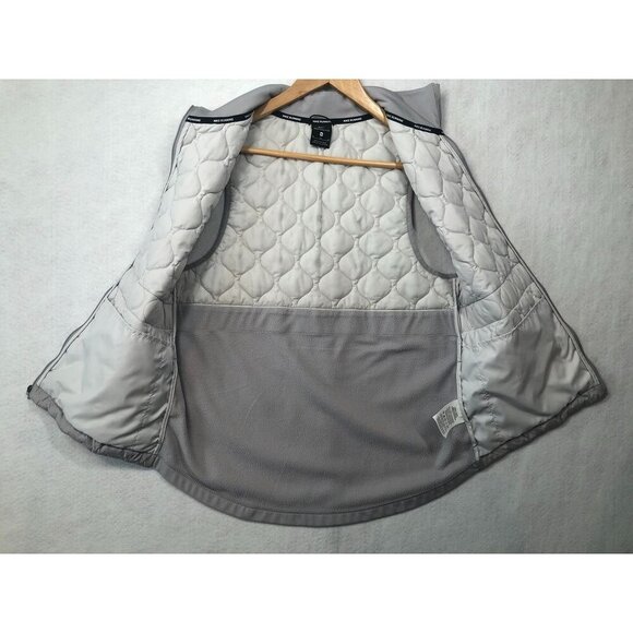 Nike Gray Quilted Vest with Black Stripe - Picture 5 of 8